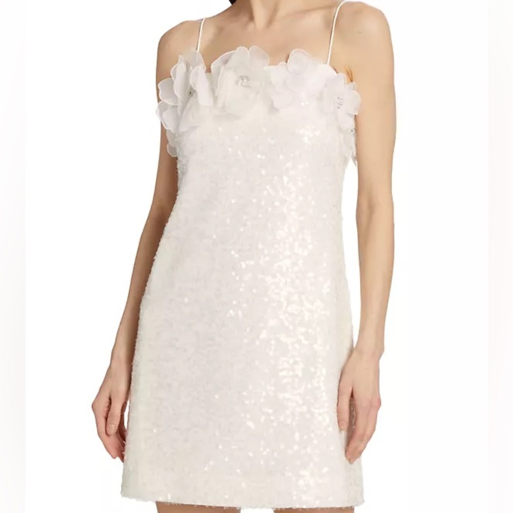 Sachin & Babi Dasha Sequined & Appliqué Minidress